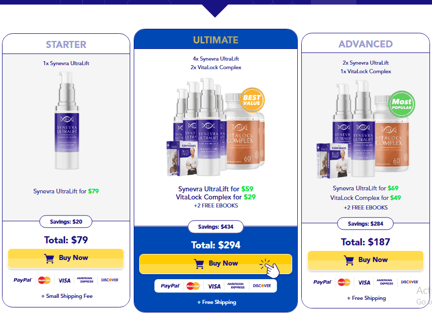 SynevraUltralift-pricing